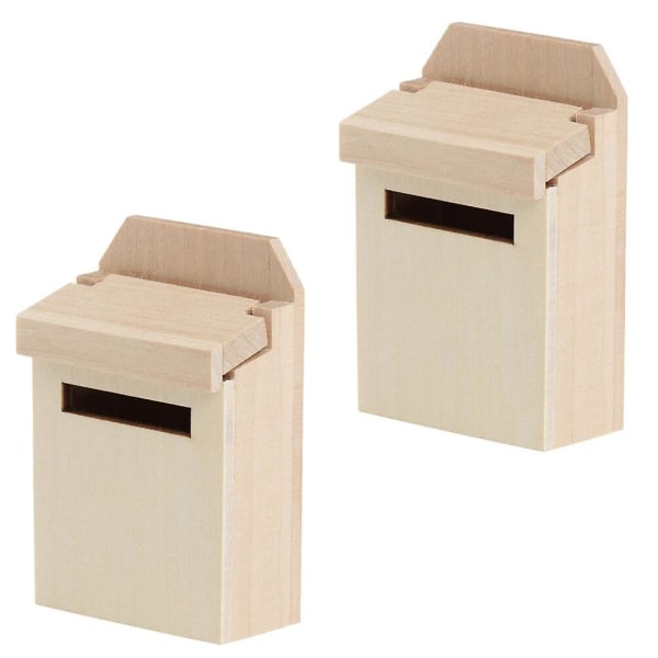 2 st Vintage inredning trä brevlåda mini förslagslåda miniatyr funiture  modell brevlåda leksak mini postlåda 7x4,5 cm 7X4.5CM 9d7b | 7X4.5CM |  Fyndiq