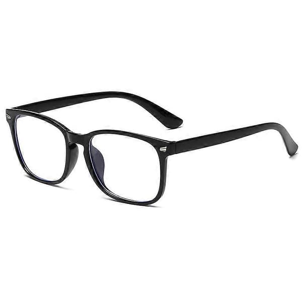 Blue Light Blocking Glasses - 3-pack Fashion Square Fake Glasses, Anti UV Rays Computer