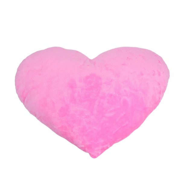 Hjärtkudde Mjuk Strykkudde Dekorativ Kudde Kudde Hjärtform Kudde Kudde Leksak Skastkudde Pink 40*28cm