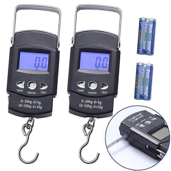 Bærbar bagagevægt LCD-display elektronisk balance
