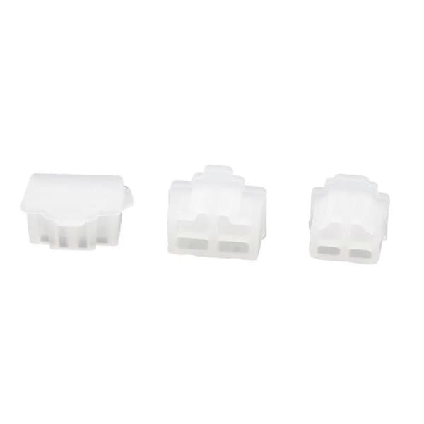 Läpinäkyvä Ethernet-portin RJ 45 pölysuojatulppa, 10 kpl