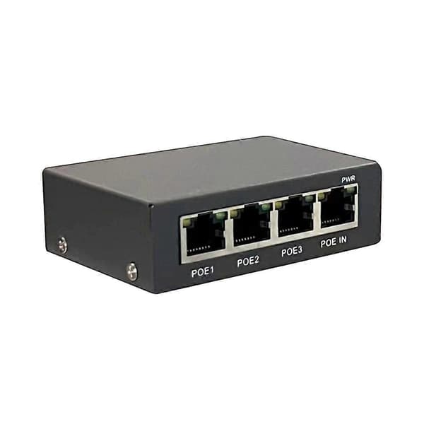 4 Port Full Gigabit PoE Extender/Repeater 100/1000M Network Switch Extender for Poe Switch NVR IP C
