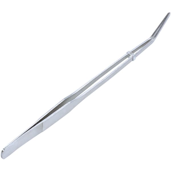 Rustfrie bøyde pinsetter for akvarieplanter