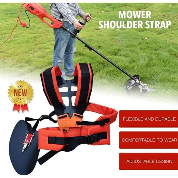 Comfortable Adjustable Relief Harness, Practical and Convenient Shoulder Harness for Brush Cutter, Lawn Mower, Universal Garden Machine Accessory