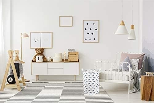 (Blåhval) 40*35cm nett vaskekurv og vaskepose - colla