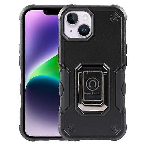 Til iPhone 15 Pro Ringholder Skridsikker Stødsikker Armor Telefoncover