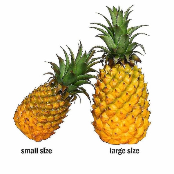 Realistsik Konstgjorda Frukter Falsk Ananas Kompatibel Med Display, Stor Storlek