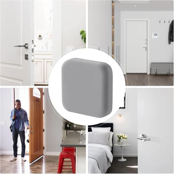 Self-adhesive Silicone Door Stop Wall Protector Knob Protector for Home Cabinet School [Ho]