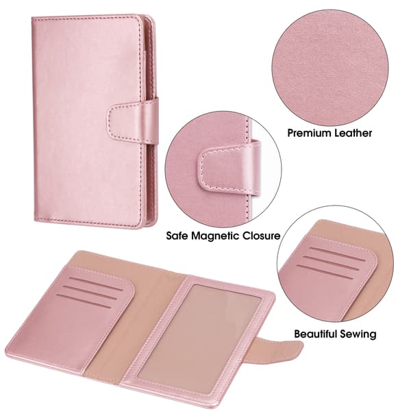 (Burgundy), Pascover + Lufthavnsetiket, 2-delt sæt, Kuffertetiket