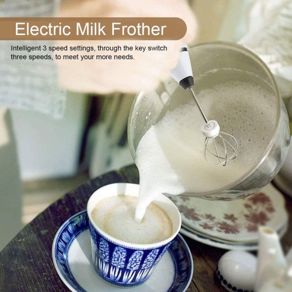 Elektrisk mjölkskummare, äggvisp, mjölkskummare Elektrisk äggvisp