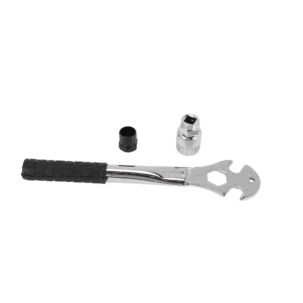 Pyörän 15mm 24mm 9/16" Poljin Multi Wrench Raskaaseen käyttöön tarkoitettu avaimen korjaustyökalu pitkällä kädellä Yhteensopiva pöydän G kanssa