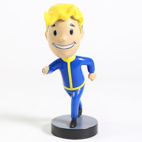 Fallout Vault Boy Bobble Head Dukke Figur PVC Figur Samleleker 7 Stiler E Styrke E Strength E Strength