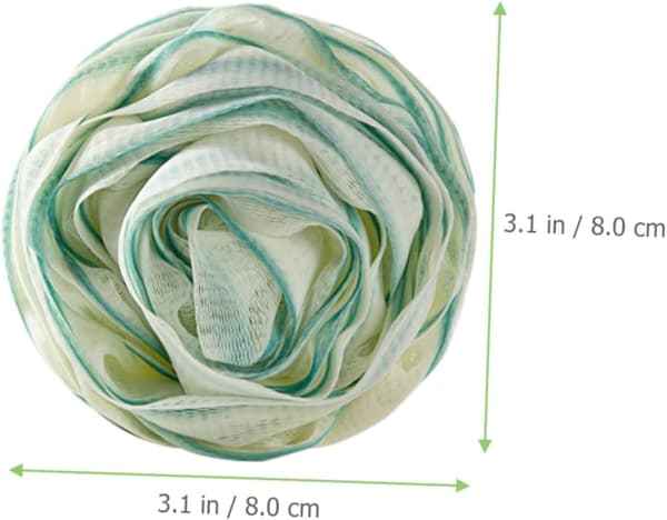 Badebolde Blomster Rosa Badebolde Svampenet Eksfolierende Skrub Badebolde Kropsskrub Eksfolierende Badetilbehør