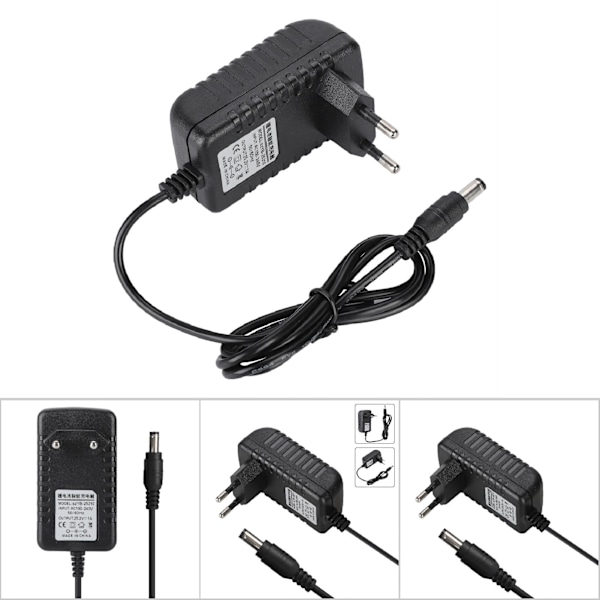 25,2V/1A Snabbladdare Li-Ion Laddare Adapter 100-240V Ingång Flerskikts Skydd EU-kontakt