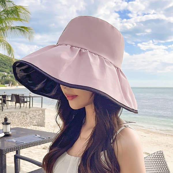Sommermode Pigehat Solhat Sommerhat BEIGE beige beige beige