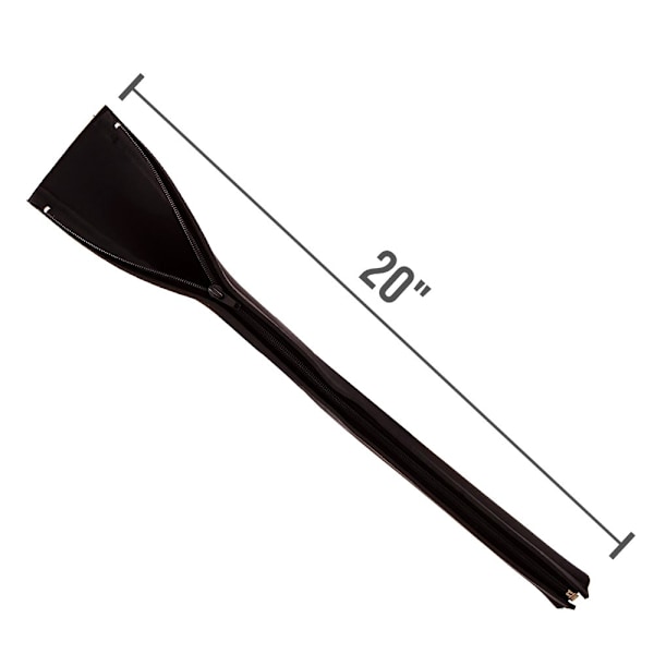Lynlås Kabelhylster fra Wrap-It Storage - (4-pak) Sort - Kabelsamler og Kabelbeskytter til Skrivebord, Computer