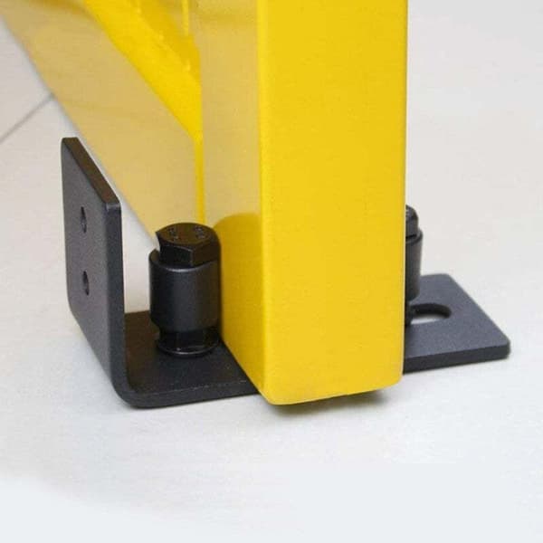 Skydelåge Guide Gulvguide Kulstål Justerbar Skydedørsskinne Guide til Stald Dør Hardware Tilbehør