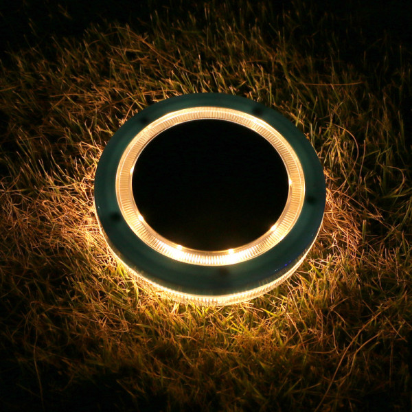 2 st Solcellsdrivna Flytande Poollampor – Vattentät Induktions-LED-lampa (Varmvit)