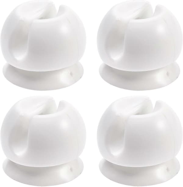 4 Pcs Toothbrush Holder with Suction Cup, Wall Mounted Toothbrush Hook Plug Holder, Multifunctional Wall Storage Hook for Toothbrush