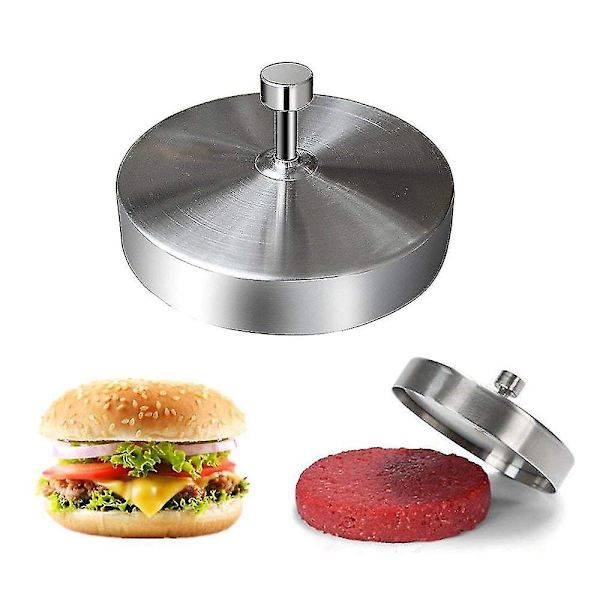 Burgerpresse i Rustfrit Stål - Hamburger Maker - Non-Stick Patty Form