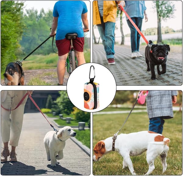 Bajspåsehållare - Hundbajspåsehållare, Hundavfallspåsedispenser med dragkedja