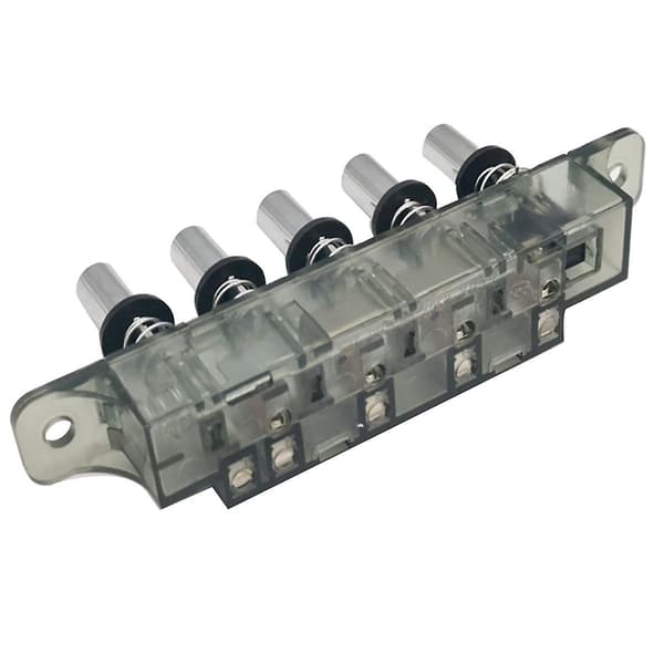 Emhætteafbryder Mq165 Ac 250v 4a 5 knapper som vist As Shown