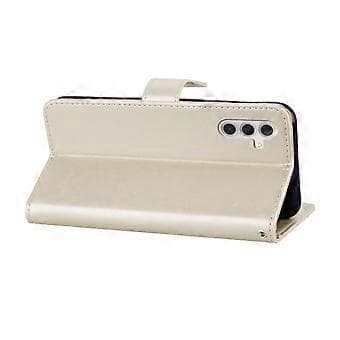 Plånboksfodral för Samsung Galaxy S24 FE Uggla Blomma Tryckt Strass Läderfodral Stil D Style D