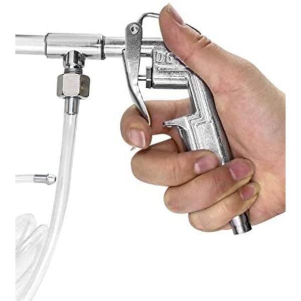 Spray gun, pneumatic aluminum air siphon, air cleaning engine, gun cleaning engine, 1/4\"