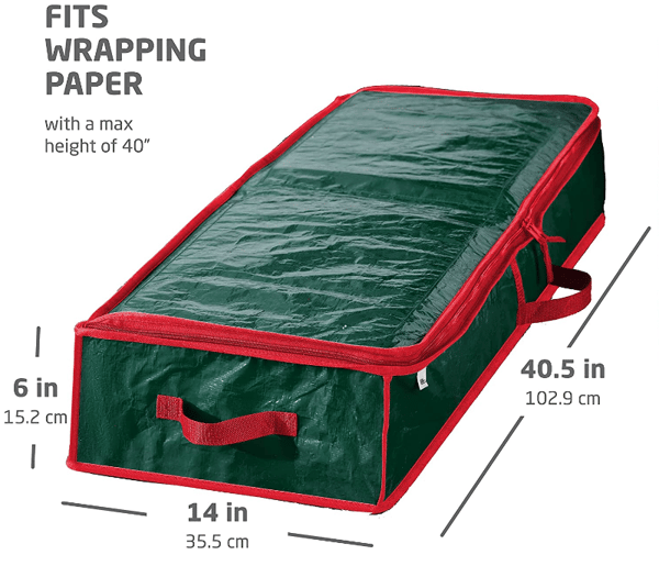 Opbevaringspose til juleindpakningspapir -