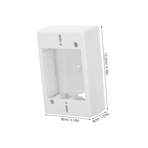 Model Surface Mounted Single Socket Box Versatile Indoor and Outdoor Use for Home