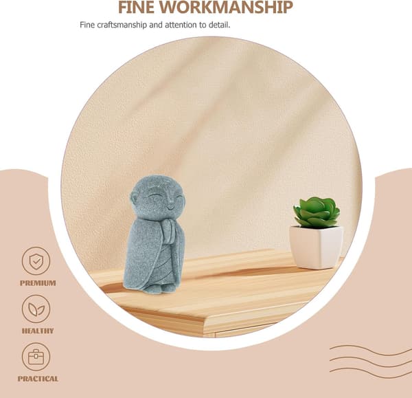 Bluestone Sand Buddha Hagefigur med Intrikat Design for Fredfull Atmosfære