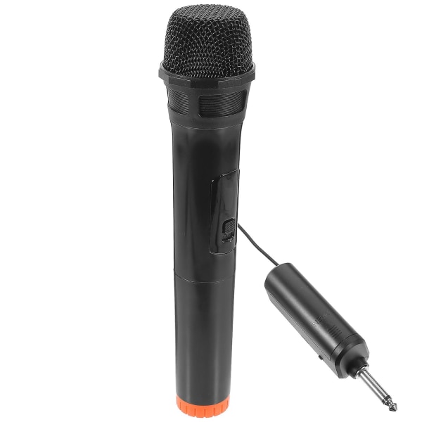 Handhållen Mikrofon Barnmikrofon Handhållen Sångmikrofon Karaoke Mikrofoner Trådlös Un Black 24x4.5cm