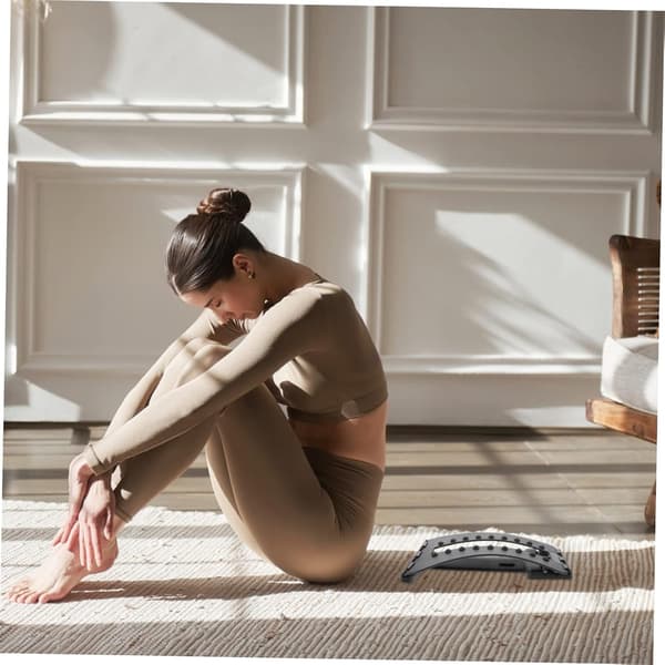 Back Arch for Spinal Adjustment and Lumbar Support Ergonomic Waist Stretching Device for Back and Posture
