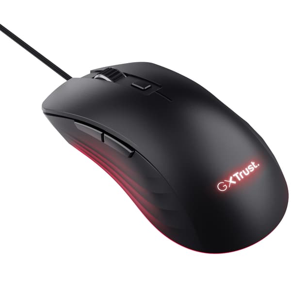 GXT 924 Ybar+ Gamingmus Sort Svart