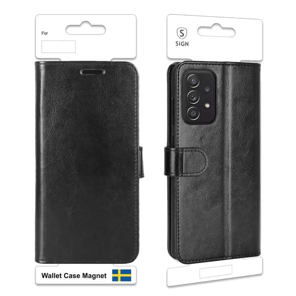 SiGN Wallet Case for Galaxy A52 5G/A52s 5G/A52 4G - Black 80 80