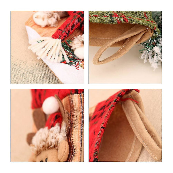Julestrømpe Julemand Sliksokpose Hængende dekorationsgave, C
