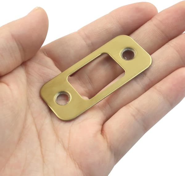 1\" x 2-1/4\" Slutbleck för dörr 1\" 4\" Gold