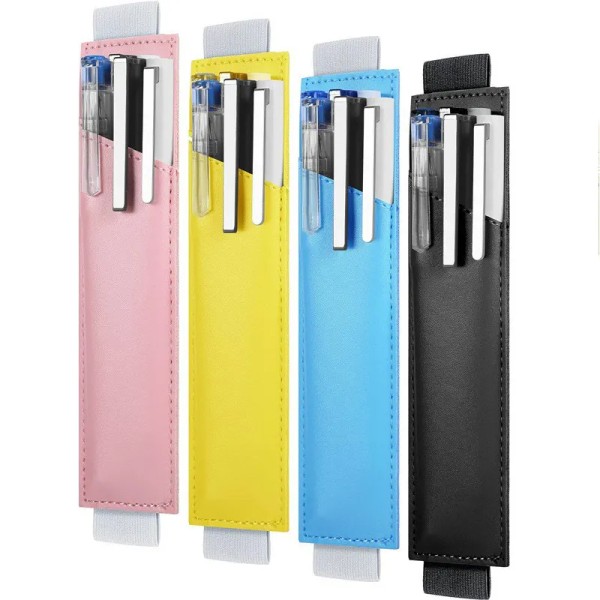 Kompatibel penneholder, elastisk pennebeskyttende etui, nettbrettholder, 4 deler, blyant ikke inkludert