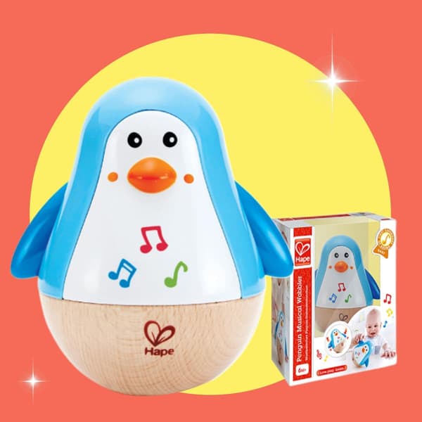 Musikaalinen Wobble | Värikäs Wobble-melodia, lelu lapsille 6 kk+
