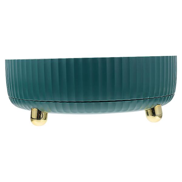 1 stk. Diverse Hylde Roterende Opbevaringsstativ Køkken Organizer Krydderi Stativ Grøn 28X28X10CM Green 28X28X10CM