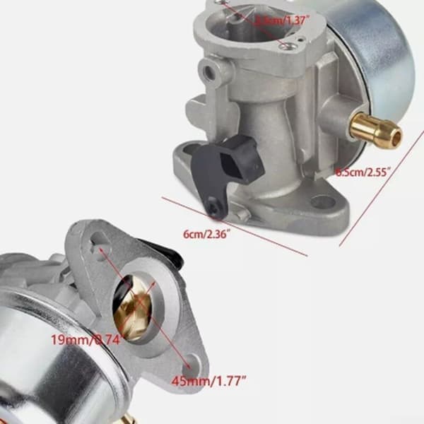 Lawn Mower Carburetor. Compatible with models 498170, 799872, 694202. Easy start. Weather-resistant materials.