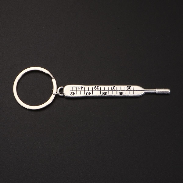 2 stk Sykepleiegaver Medisinsk Symbol Nøkkelring Medisinsk Nøkkelring Gradstudenter Nøkkelring Sykepleier Nøkkelring Gave Silver 7X0.9cm
