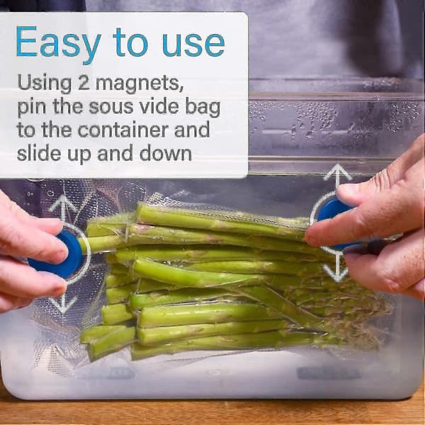 [10-pack] Sous Vide-magneter för att hålla påsarna nedsänkta och på plats - Tillbehör för sous vide