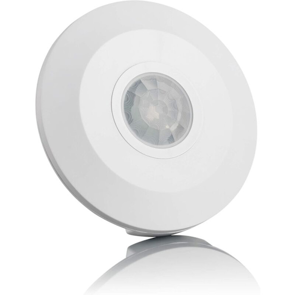 Infraröd rörelsesensor för inomhusbruk, ytmontering, programmerbar, räckvidd 6m/360°, anpassad LED