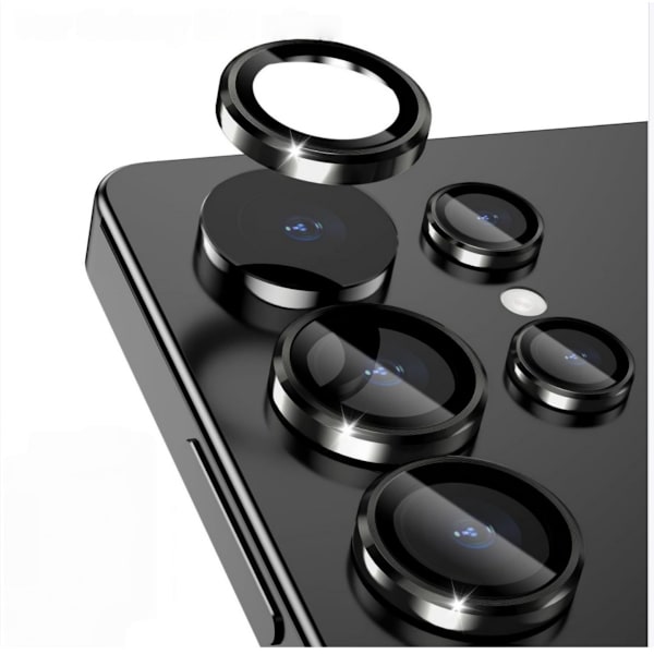 Titan Black Eagle Eye Lens Protector Compatible with Samsung Galaxy S24 Plus - AR Enhanced, CD Texture