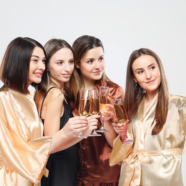 8-pakning mor til bruden til bryllup Champagne