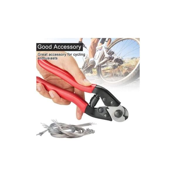 190 mm Bicycle Cable Cutter in Chrome Vanadium Steel, Bicycle Cable Pliers, Bicycle Cable Tool for Bicycle Cables 1 mm - 7 mm