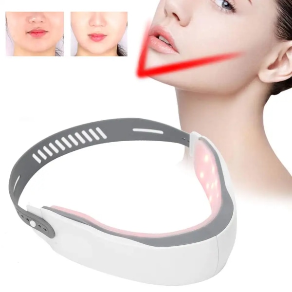Double Chin Reducer V Line Face Lifting Tape Ansiktsstropp, myk silikon hakestropp ansiktsformer for å fjerne dobbel hake for kvinner og menn