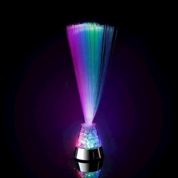 Fiberoptisk lampe / fiberlampe - multifarvet