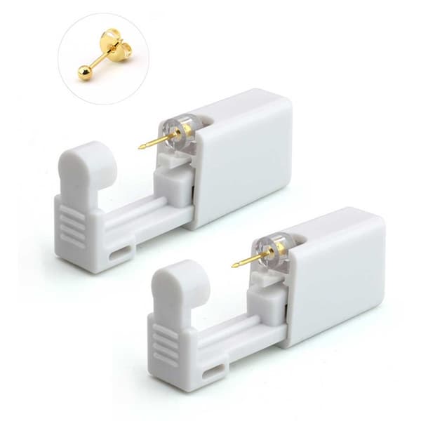 2-paknings Piercingkit Helende Smykke Gull Piercing Ørepiercing